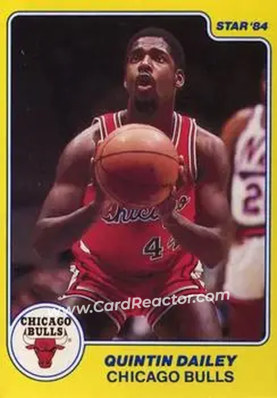 1983-84 Star All-Rookies #2 - Quintin Dailey - Chicago Bulls - Front 1983-84 Star All-Rookies #2 - Quintin Dailey - Chicago Bulls - Front
