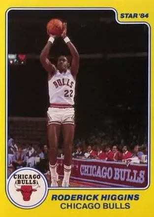 1983-84 Star All-Rookies #3 - Rod Higgins - Chicago Bulls