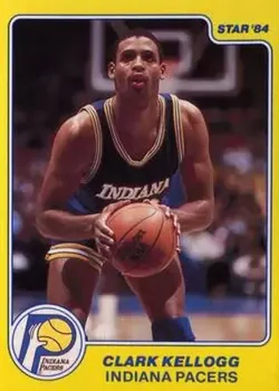 1983-84 Star All-Rookies #4 - Clark Kellogg - Indiana Pacers 1983-84 Star All-Rookies #4 - Clark Kellogg - Indiana Pacers