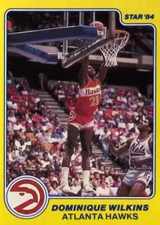 1983-84 Star All-Rookies #8 - Dominique Wilkins - Atlanta Hawks