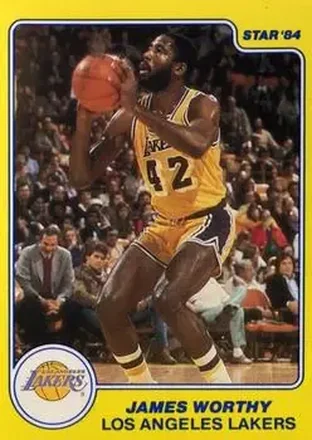 1983-84 Star All-Rookies #10 - James Worthy - Los Angeles Lakers