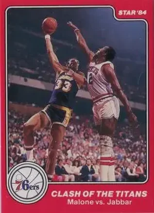 1983-84 Star Sixers Champs #3 - Card #3 - Philadelphia 76ers
