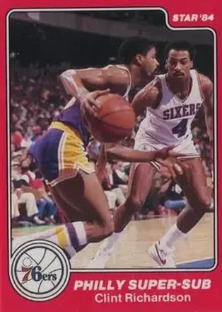 1983-84 Star Sixers Champs #5 - Clint Richardson - Philadelphia 76ers