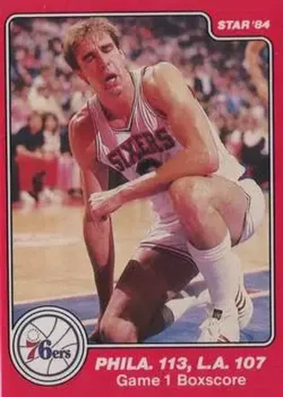 1983-84 Star Sixers Champs #7 - Card #7 - Philadelphia 76ers