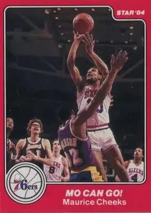 1983-84 Star Sixers Champs #9 - Maurice Cheeks - Philadelphia 76ers