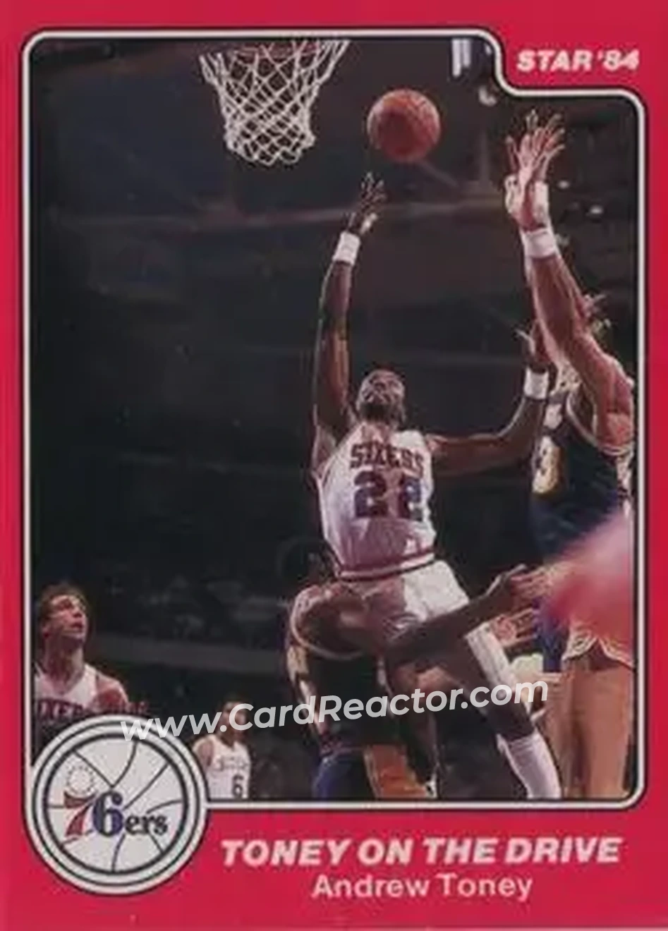 1983-84 Star Sixers Champs #11 - Andrew Toney - Philadelphia 76ers - Front