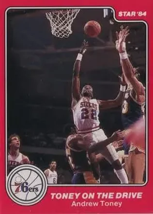 1983-84 Star Sixers Champs #11 - Andrew Toney - Philadelphia 76ers