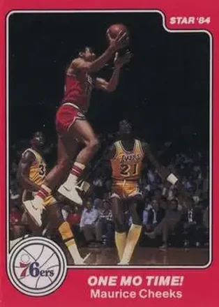 1983-84 Star Sixers Champs #16 - Maurice Cheeks - Philadelphia 76ers