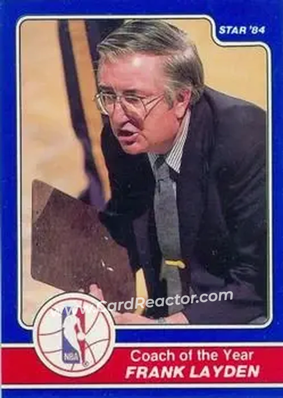 1984 Star Awards Banquet #2 - Frank Layden - Utah Jazz - Front