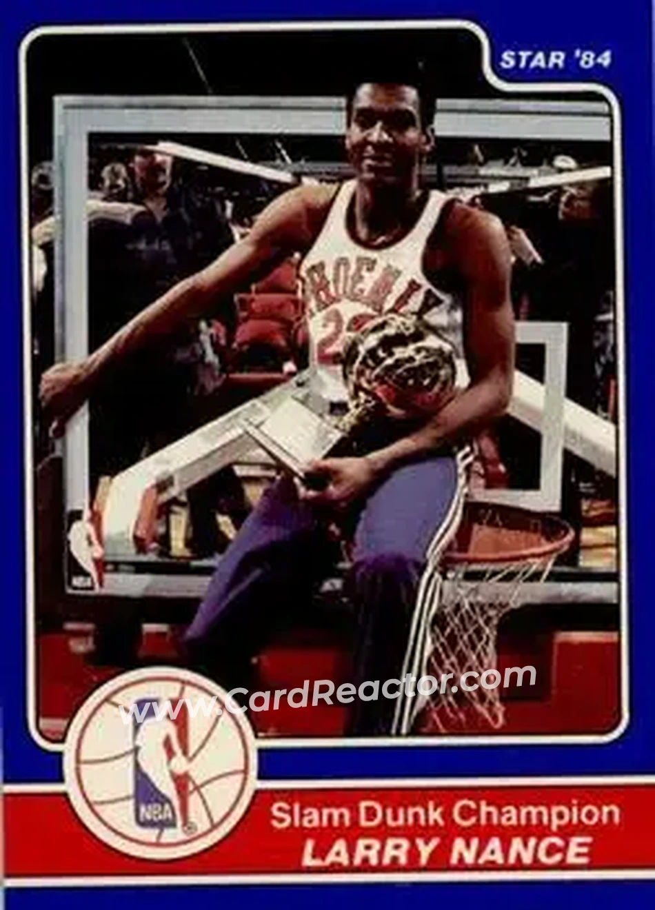 1984 Star Awards Banquet #9 - Larry Nance - Phoenix Suns - Front 1984 Star Awards Banquet #9 - Larry Nance - Phoenix Suns - Front