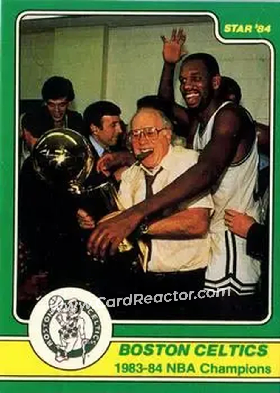 1984 Star Celtics Champs #1 - Card #1 - Boston Celtics - Front