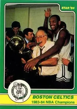 1984 Star Celtics Champs #1 Card #1