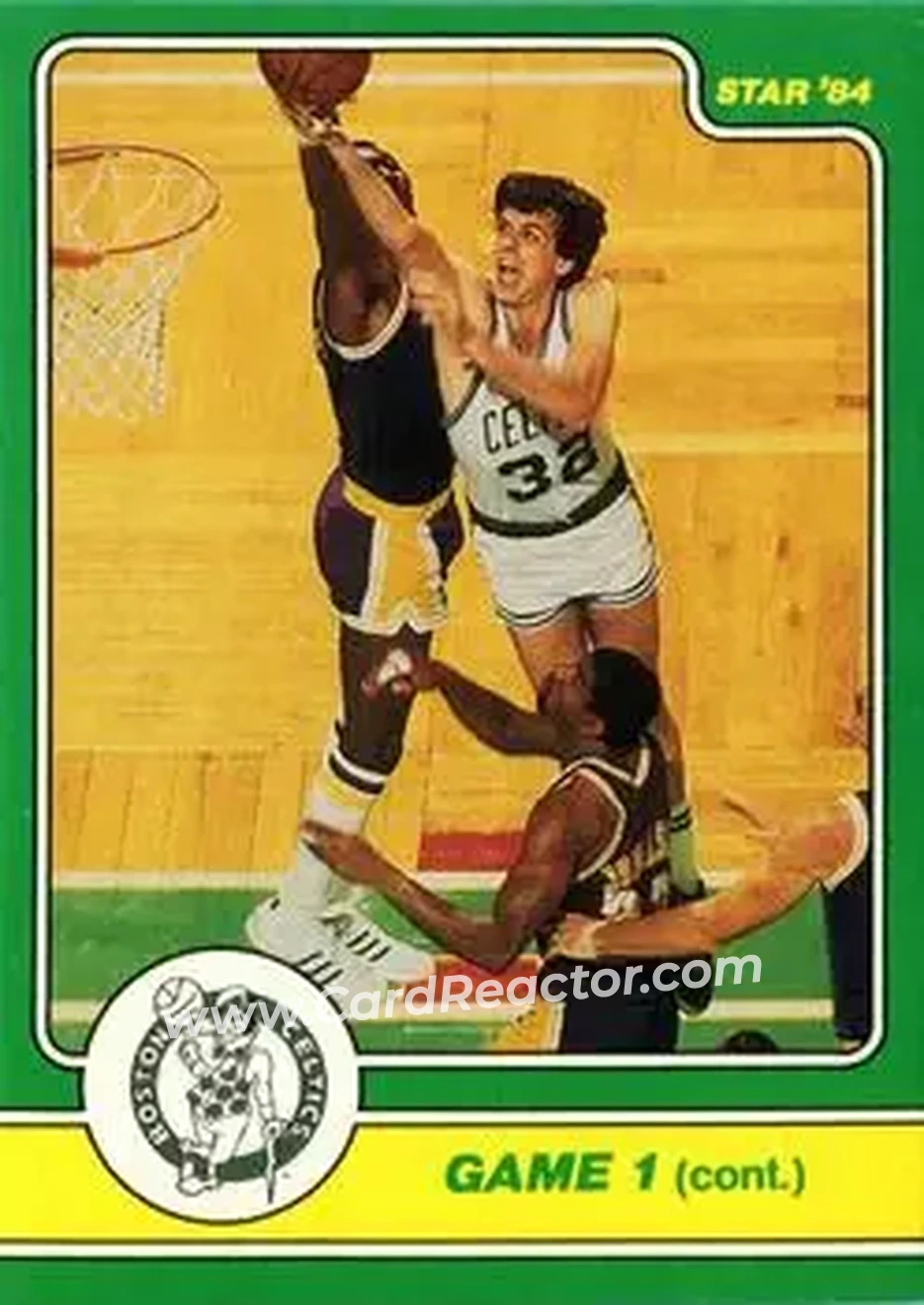 1984 Star Celtics Champs #3 - Card #3 - Boston Celtics - Front