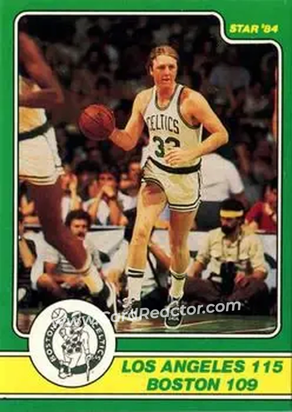 1984 Star Celtics Champs #4 - Card #4 - Boston Celtics - Front