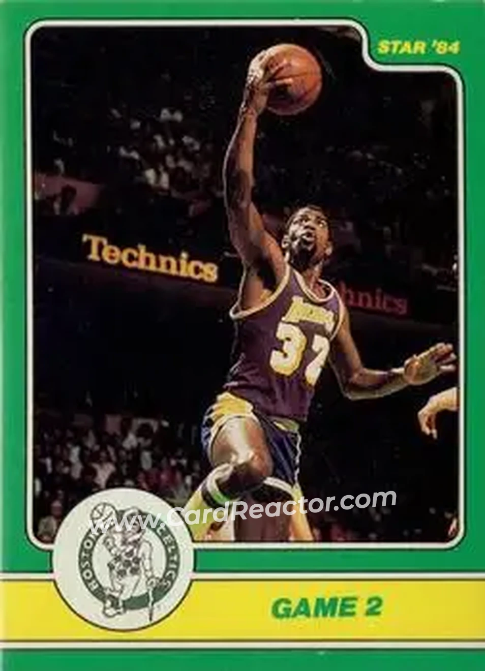 1984 Star Celtics Champs #5 - Card #5 - Los Angeles Lakers - Front