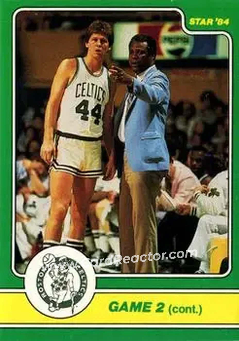 1984 Star Celtics Champs #6 - Card #6 - Boston Celtics - Front