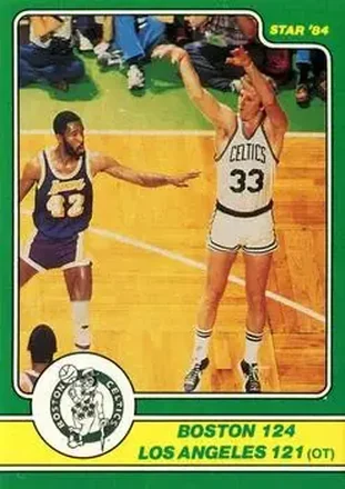 1984 Star Celtics Champs #7 Card #7