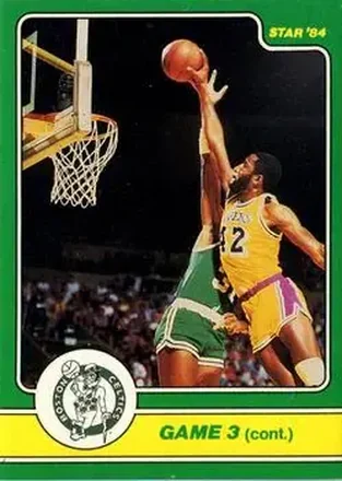 1984 Star Celtics Champs #9 Card #9