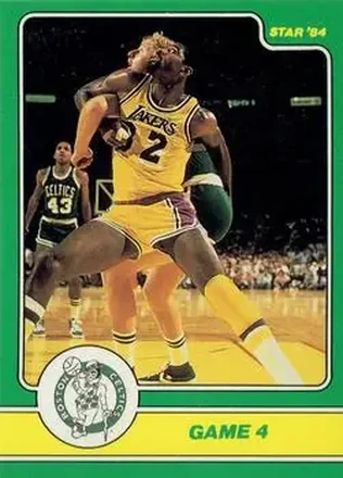 1984 Star Celtics Champs #11 Card #11