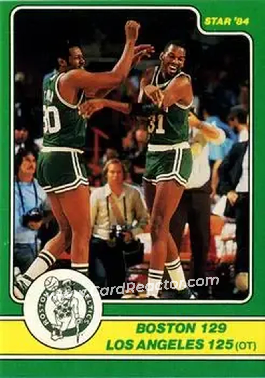 1984 Star Celtics Champs #13 - Card #13 - Boston Celtics - Front