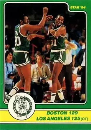 1984 Star Celtics Champs #13 Card #13