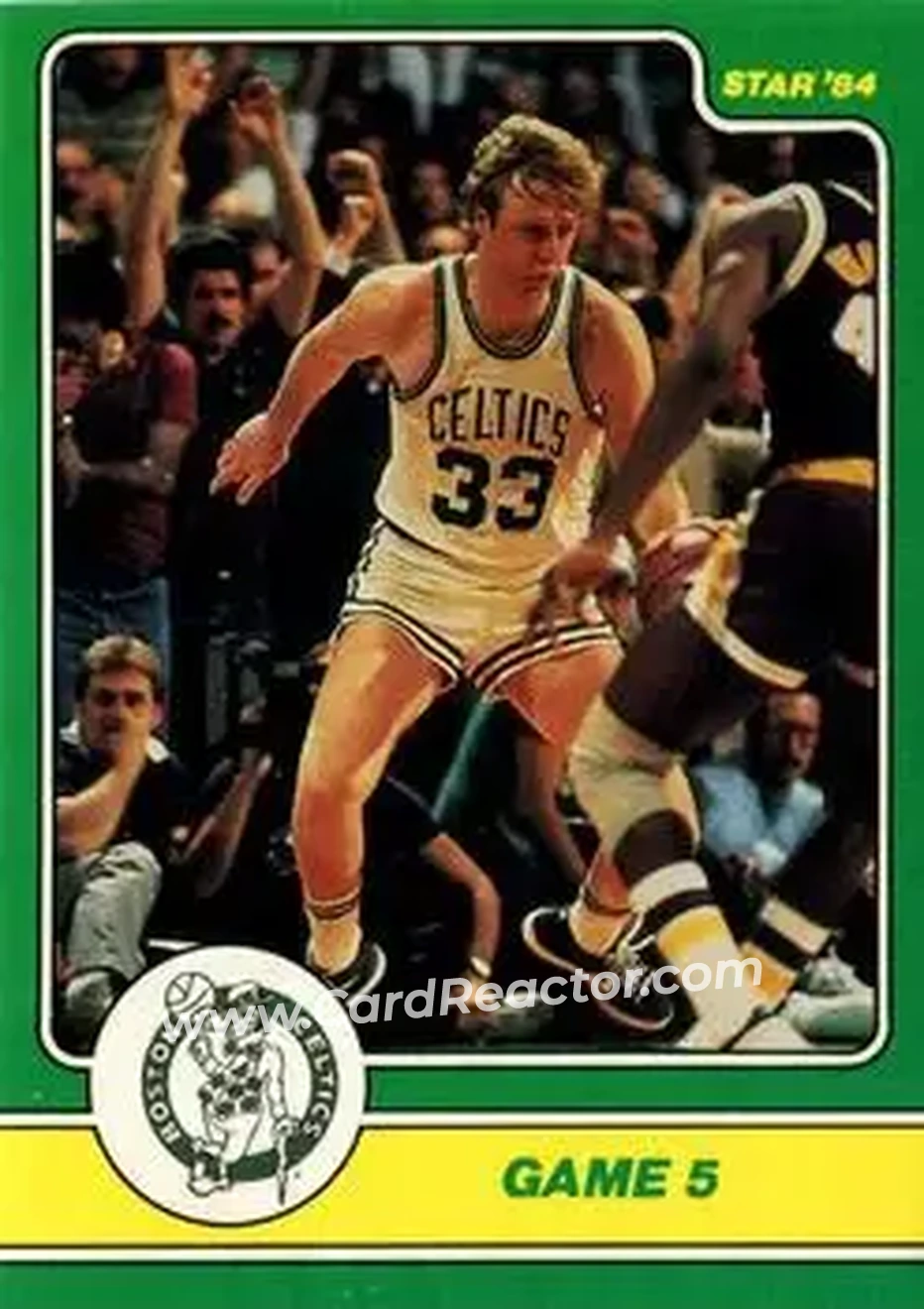 1984 Star Celtics Champs #14 - Card #14 - Boston Celtics - Front