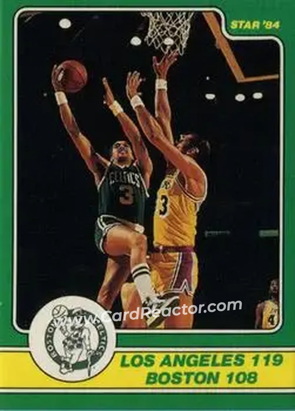 1984 Star Celtics Champs #19 - Card #19 - Boston Celtics - Front