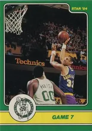 1984 Star Celtics Champs #20 Card #20