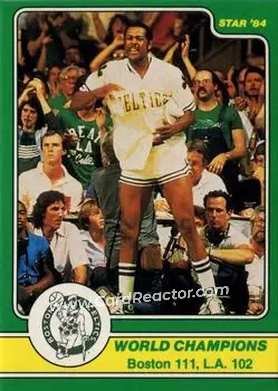 1984 Star Celtics Champs #22 - Card #22 - Boston Celtics - Front