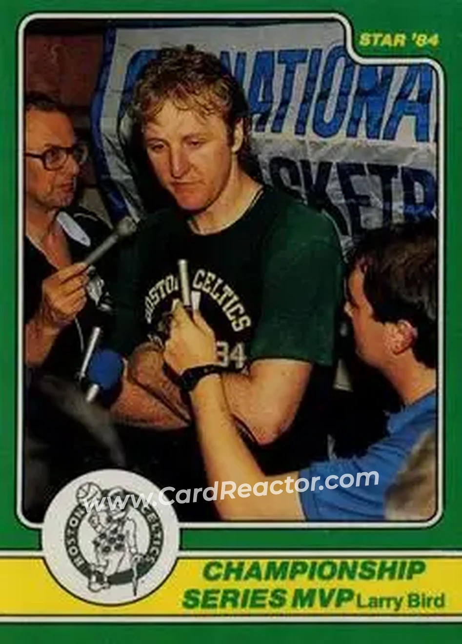 1984 Star Celtics Champs #24 - Card #24 - Boston Celtics - Front