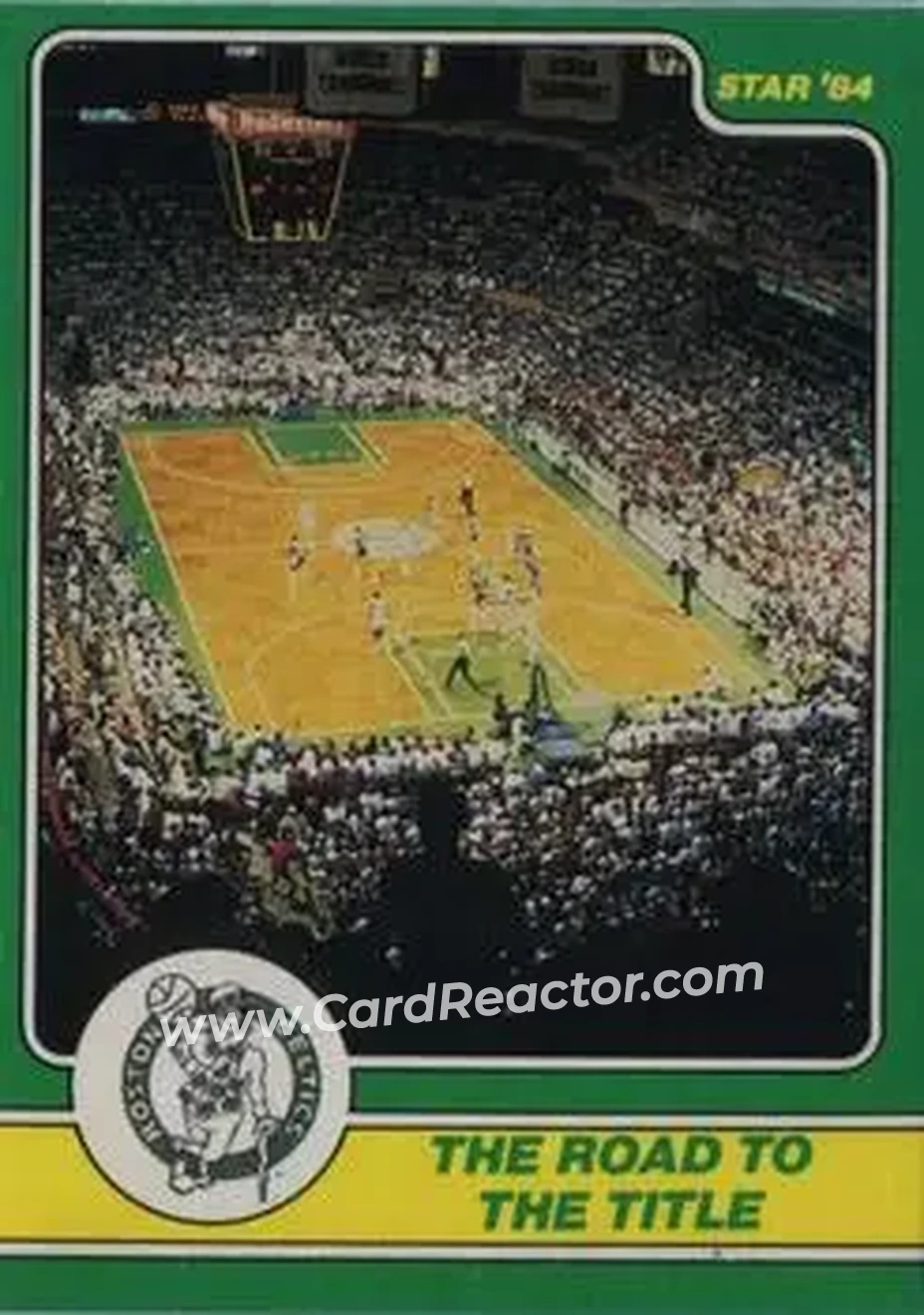 1984 Star Celtics Champs #25 - Card #25 - Boston Celtics - Front