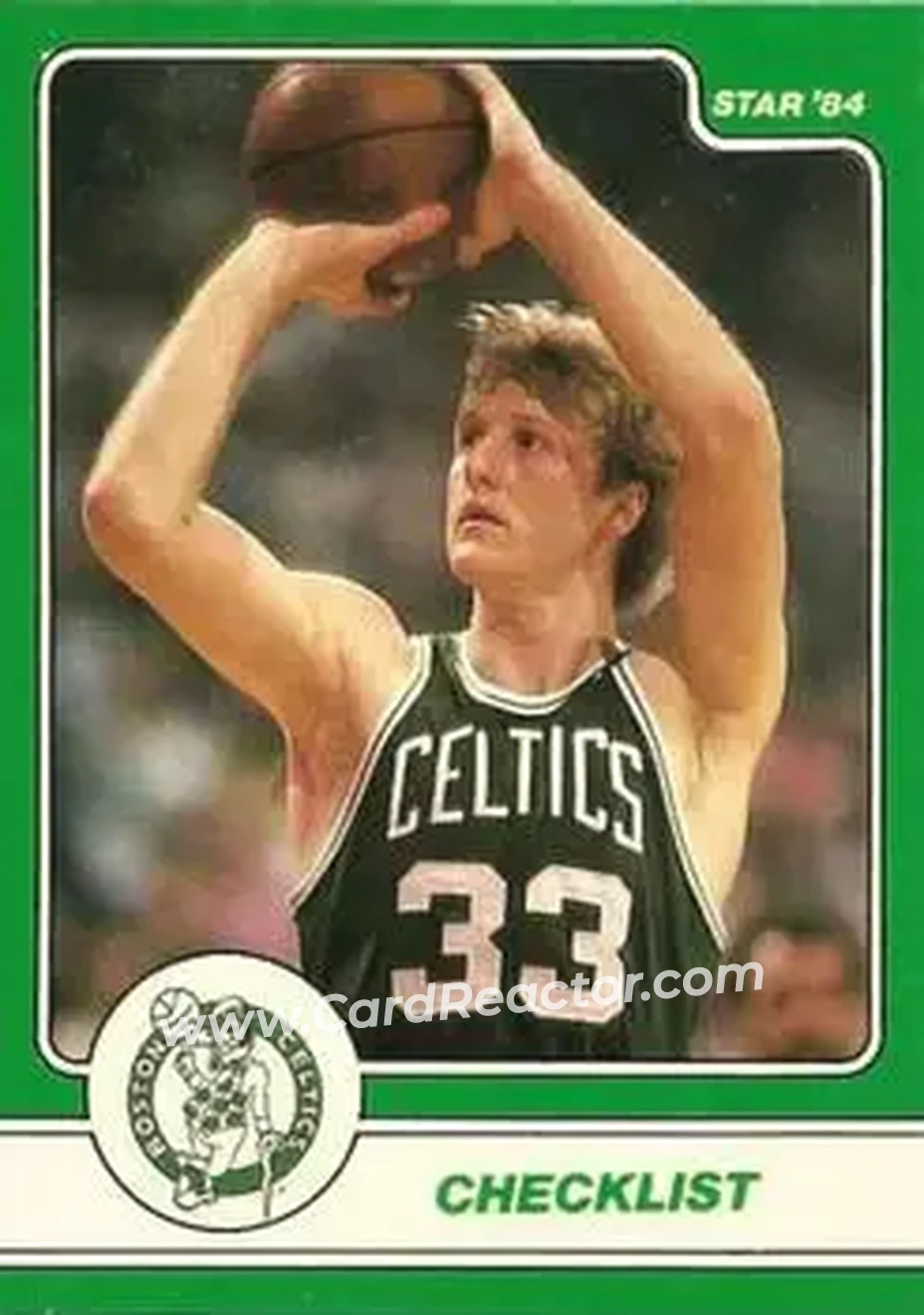 1984 Star Larry Bird #1 - Larry Bird - Boston Celtics - Front 1984 Star Larry Bird #1 - Larry Bird - Boston Celtics - Front