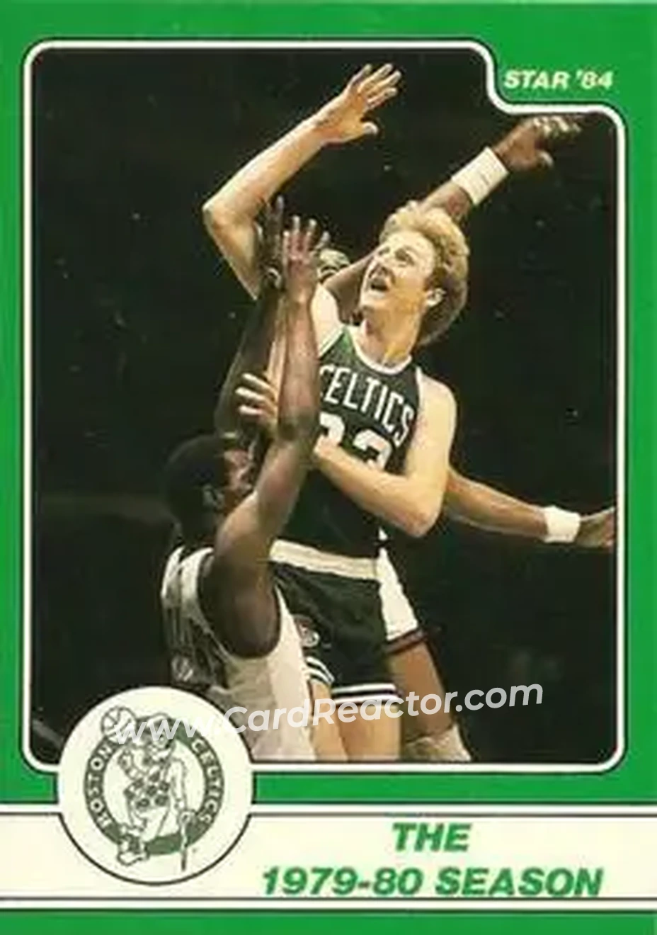1984 Star Larry Bird #7 - Larry Bird - Boston Celtics - Front 1984 Star Larry Bird #7 - Larry Bird - Boston Celtics - Front