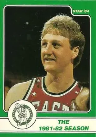 1984 Star Larry Bird feature card