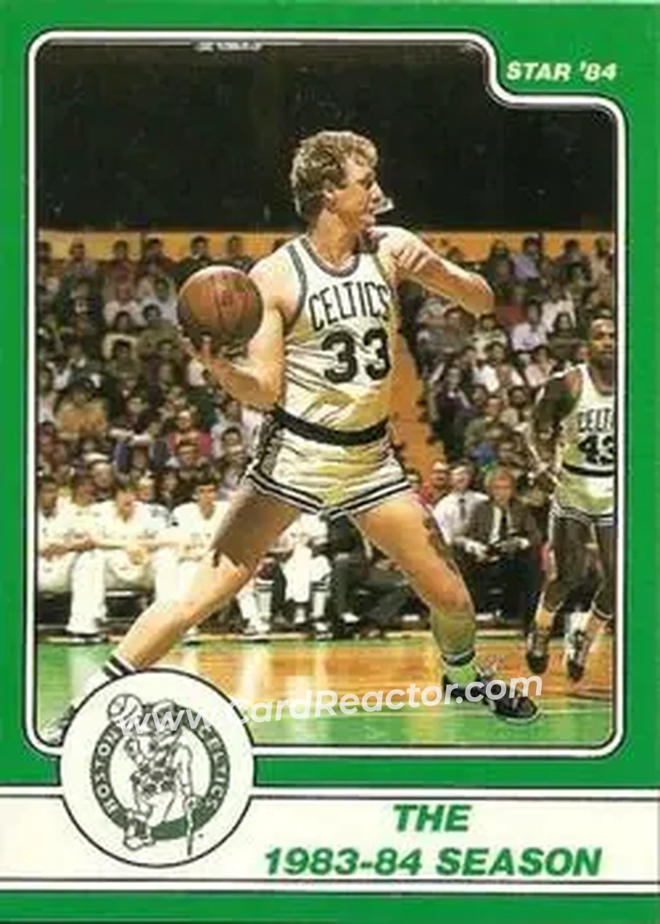 1984 Star Larry Bird #11 - Larry Bird - Boston Celtics - Front 1984 Star Larry Bird #11 - Larry Bird - Boston Celtics - Front