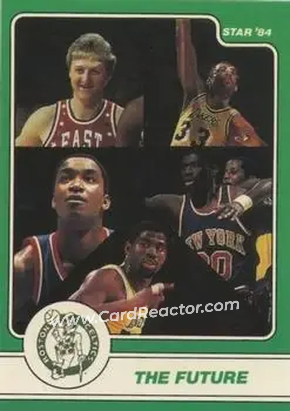 1984 Star Larry Bird #18 - Card #18 - Front
