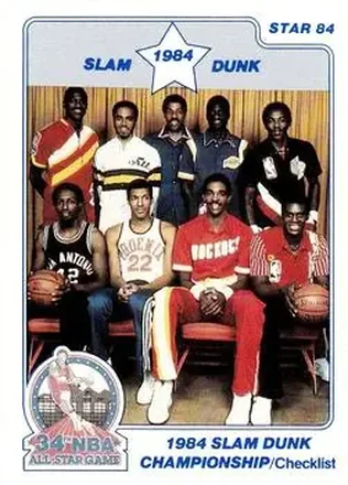 1984 Star Slam Dunk Championship #1 - Card #1