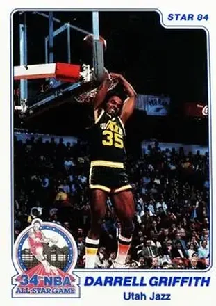 1984 Star Slam Dunk Championship #5 - Darrell Griffith - Utah Jazz