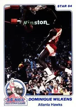 1984 Star Slam Dunk Championship #9 - Dominique Wilkins - Atlanta Hawks