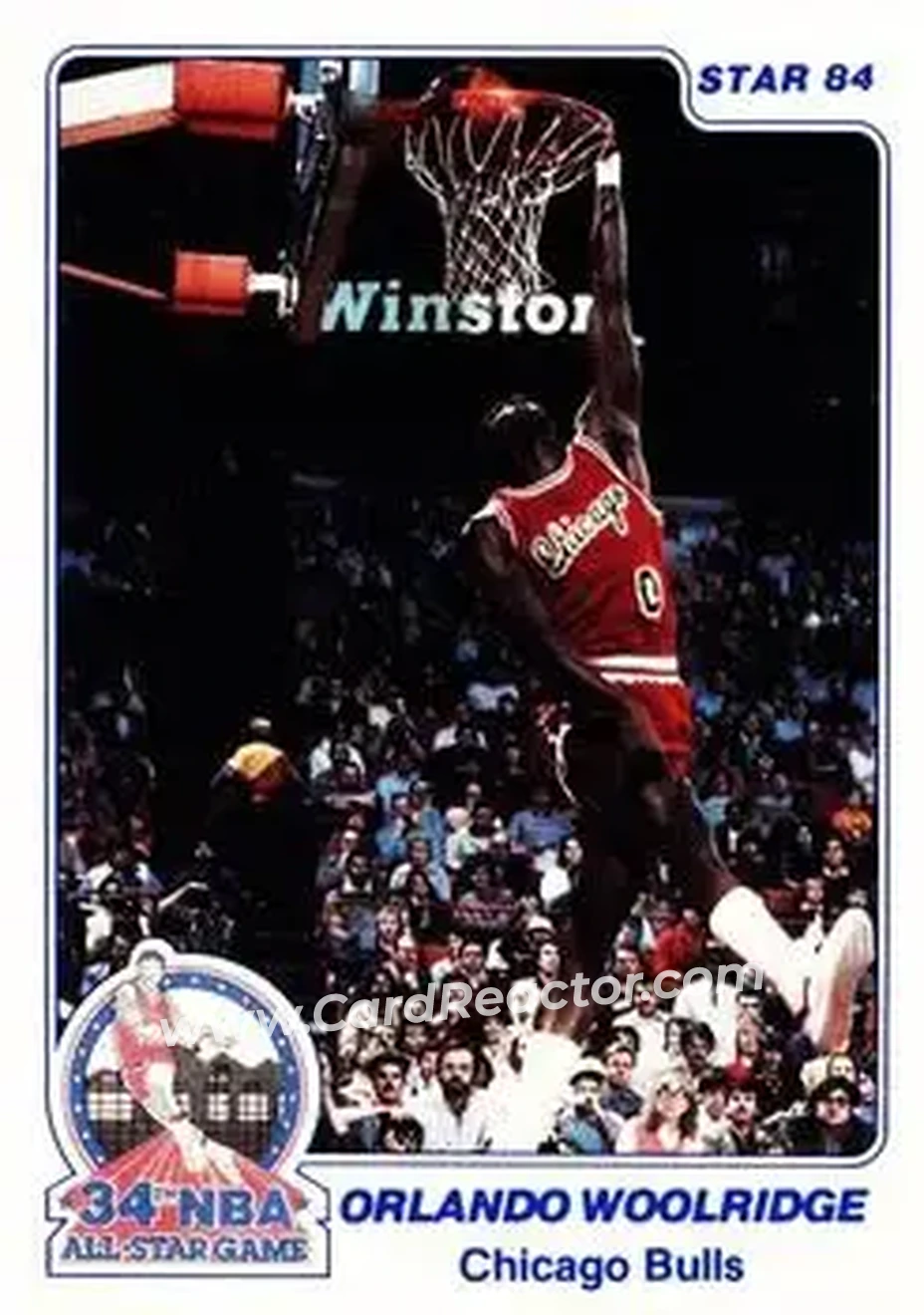1984 Star Slam Dunk Championship #10 - Orlando Woolridge - Chicago Bulls - Front