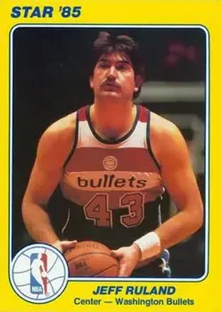 1984-85 Star Court Kings #2 - Jeff Ruland - Washington Bullets