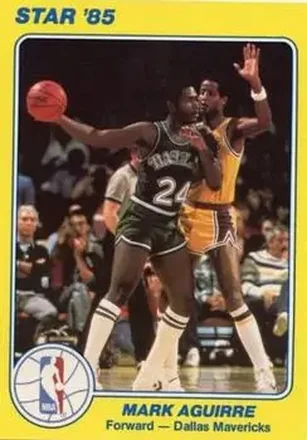 1984-85 Star Court Kings #3 - Mark Aguirre - Dallas Mavericks