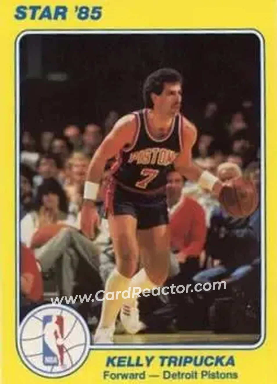 1984-85 Star Court Kings #5 - Kelly Tripucka - Detroit Pistons - Front