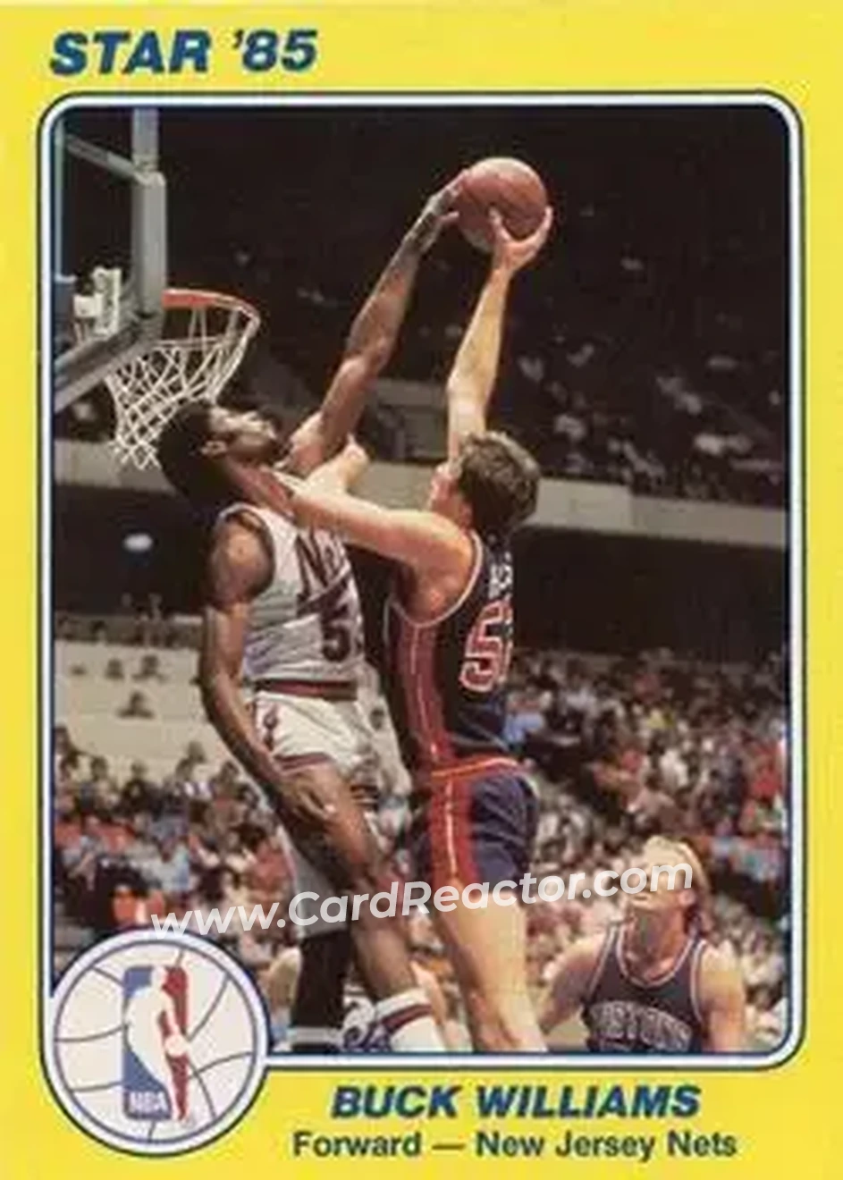 1984-85 Star Court Kings #6 - Buck Williams - New Jersey Nets - Front 1984-85 Star Court Kings #6 - Buck Williams - New Jersey Nets - Front