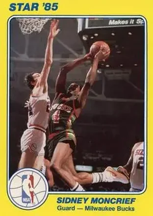 1984-85 Star Court Kings #7 - Sidney Moncrief - Milwaukee Bucks