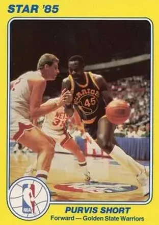 1984-85 Star Court Kings #10 - Purvis Short - Golden State Warriors