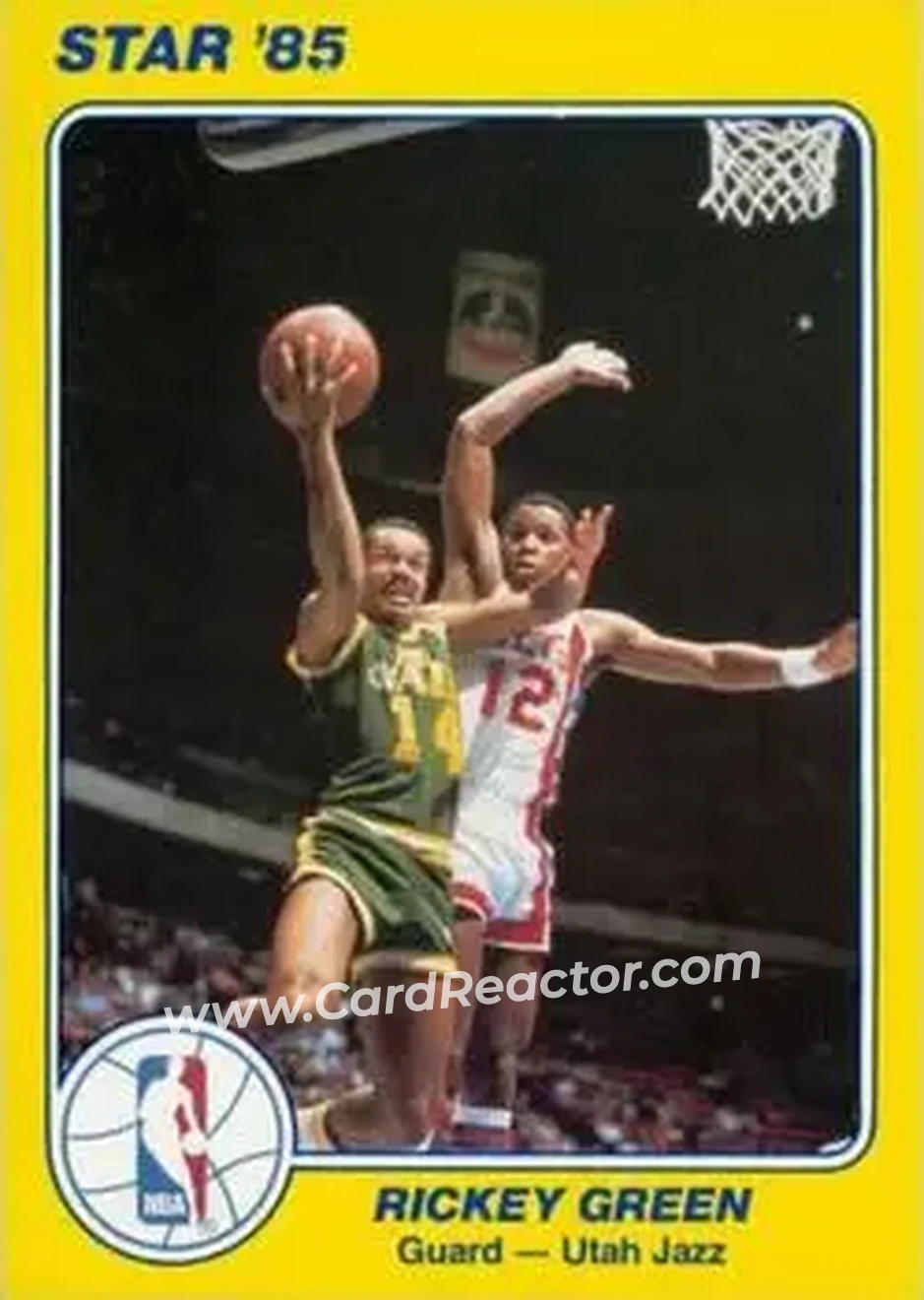 1984-85 Star Court Kings #11 - Rickey Green - Utah Jazz - Front