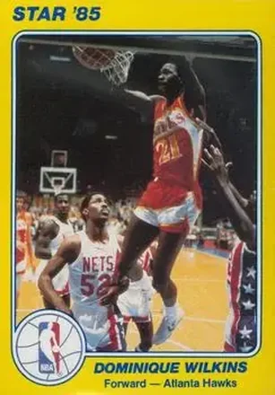 1984-85 Star Court Kings #12 - Dominique Wilkins - Atlanta Hawks