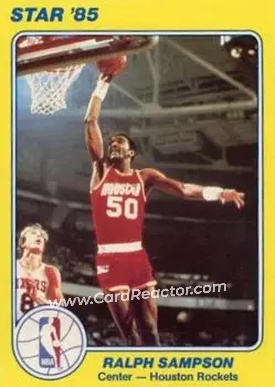 1984-85 Star Court Kings #14 - Ralph Sampson - Houston Rockets - Front 1984-85 Star Court Kings #14 - Ralph Sampson - Houston Rockets - Front