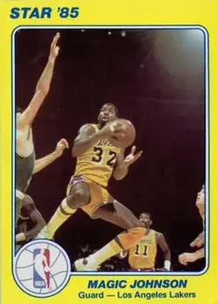 1984-85 Star Court Kings #15 - Magic Johnson - Los Angeles Lakers